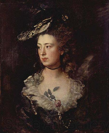 Thomas Gainsborough Gainsborough Daughter Mary Norge oil painting art